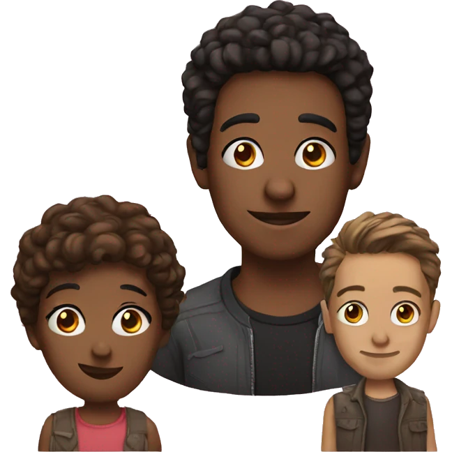 3 friends emoji