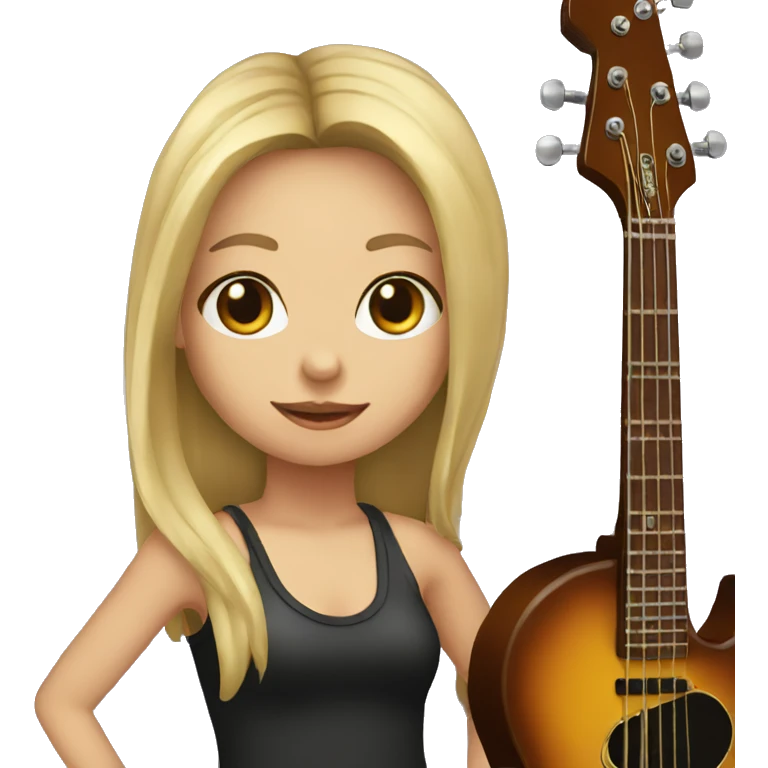 Girl bassist emoji