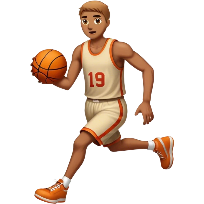 A giant playing basketball  emoji