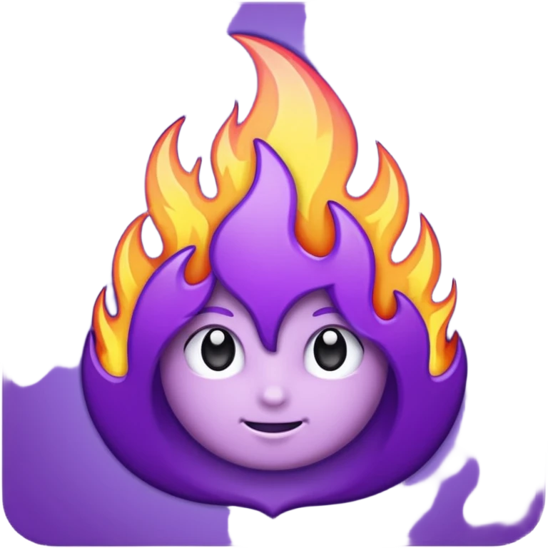 purple fire emoji