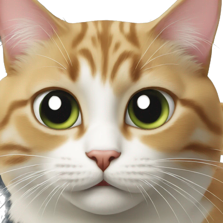Cat making an ew face emoji