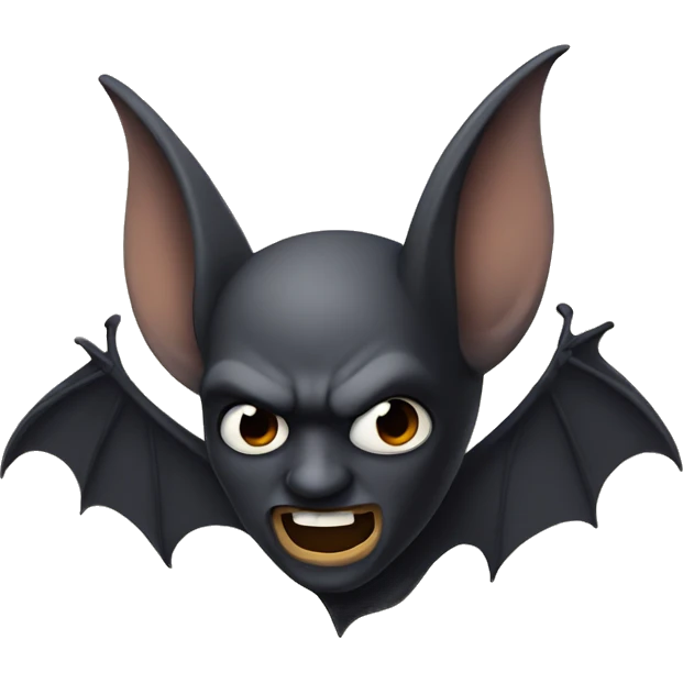 Bat and a man emoji