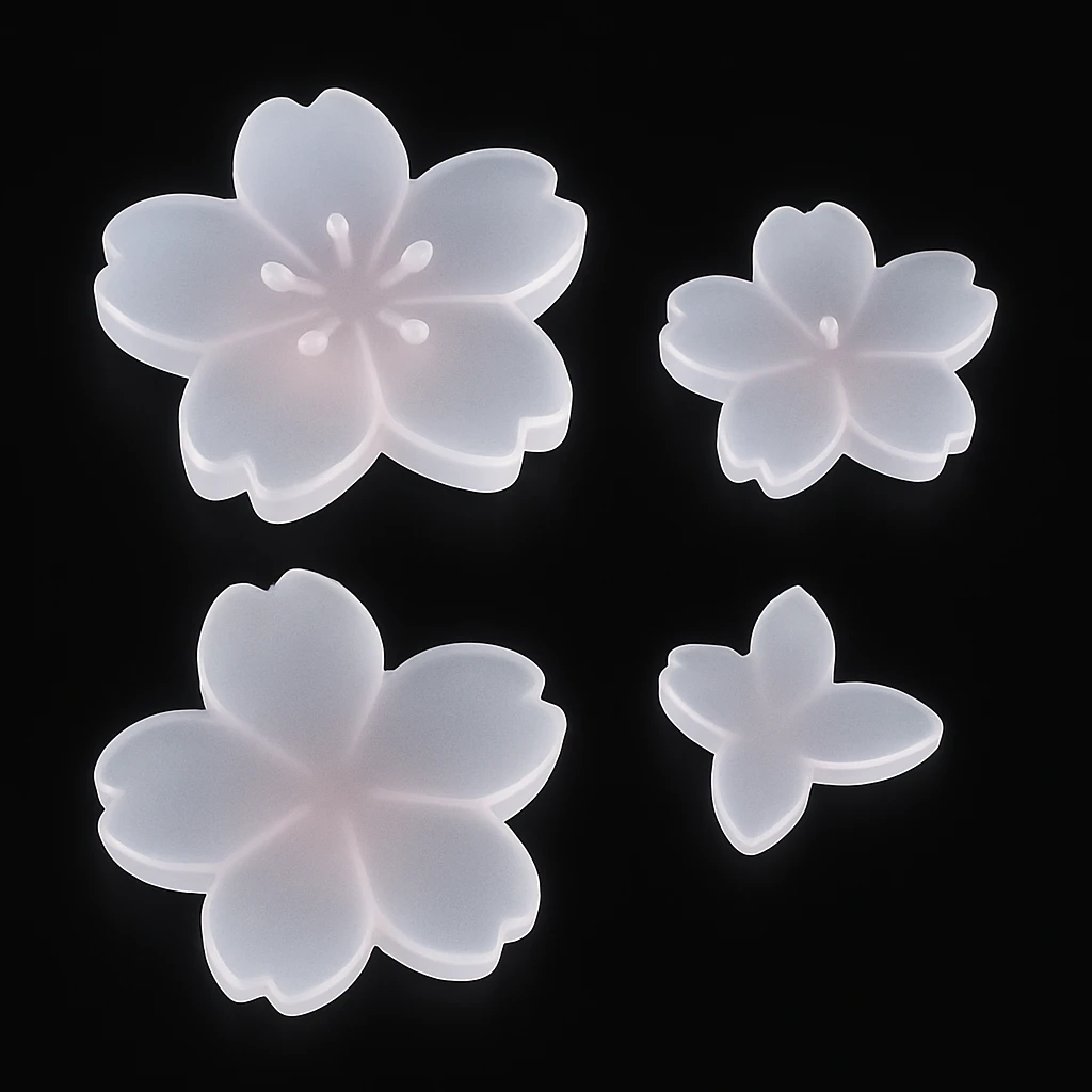 sakura cherry blossom matte glass style emoji