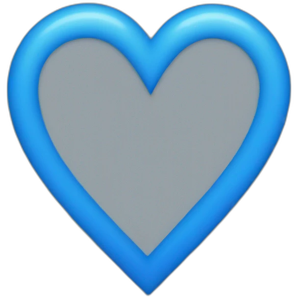 blue heart emoji