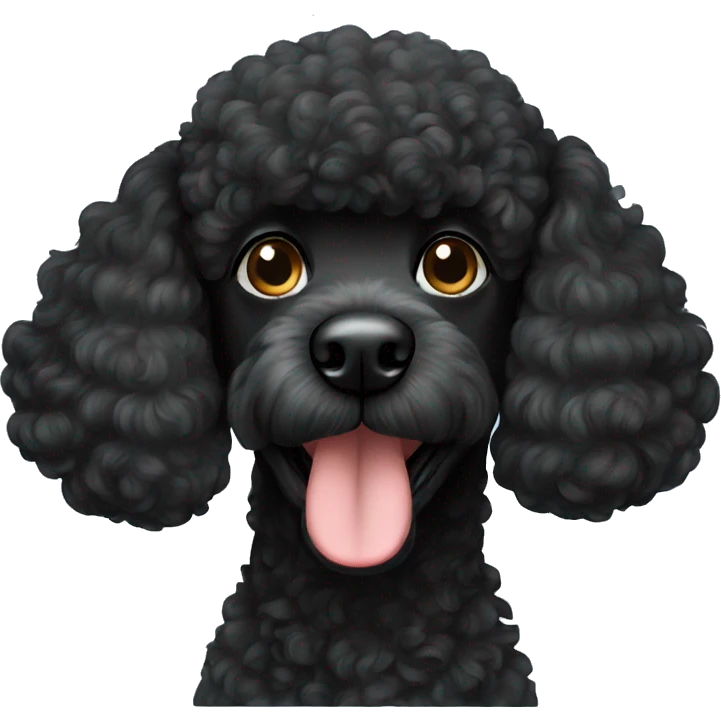 black poodle emoji