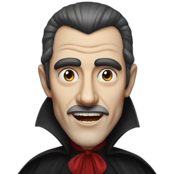 realistic dracula emoji