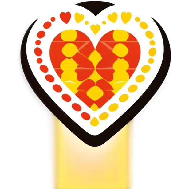 Reese’s pieces heart  emoji