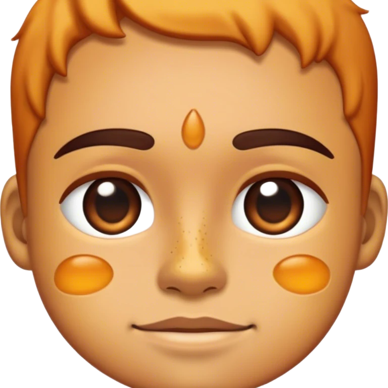 The hyperpigmentation  emoji