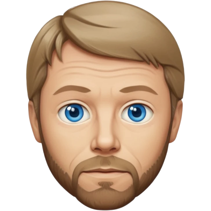 Bjorn Ulvaeus with blue eyes emoji