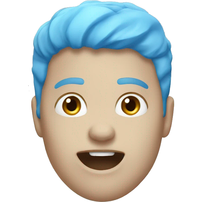 Heart Blizzard-blue color  emoji