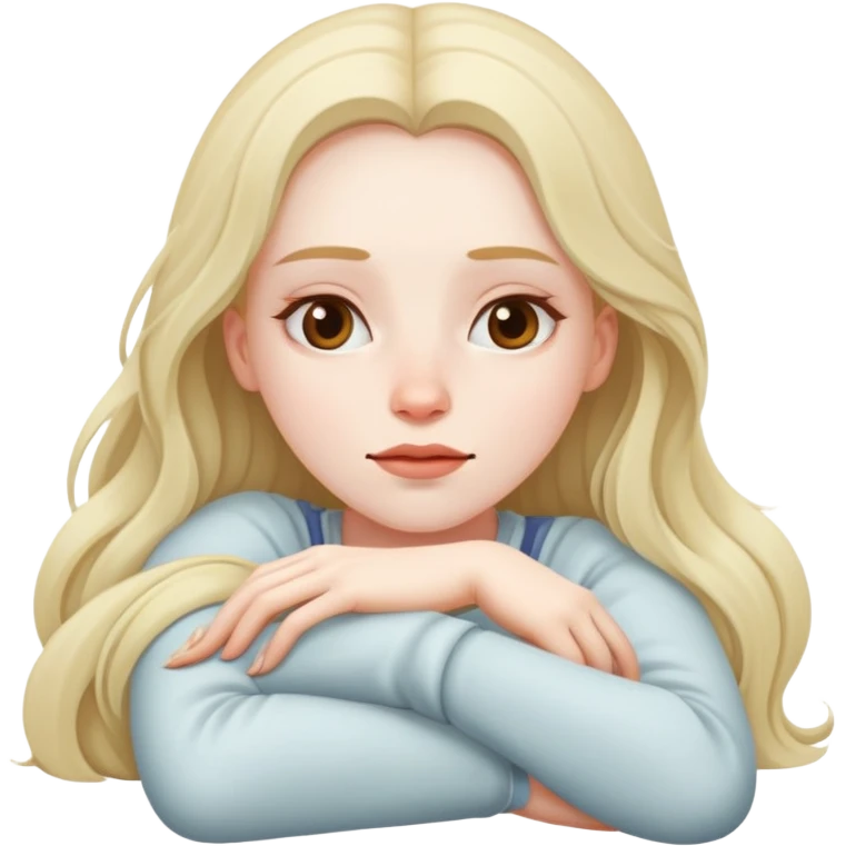 Lazy girl emoji