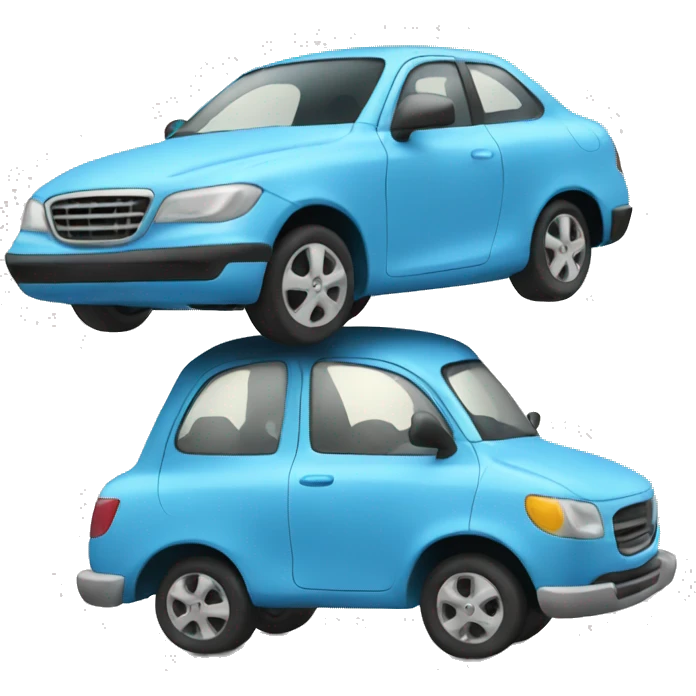 Dancing car emoji