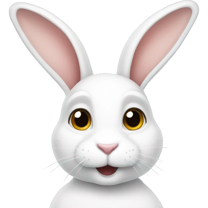 white rabbit  emoji