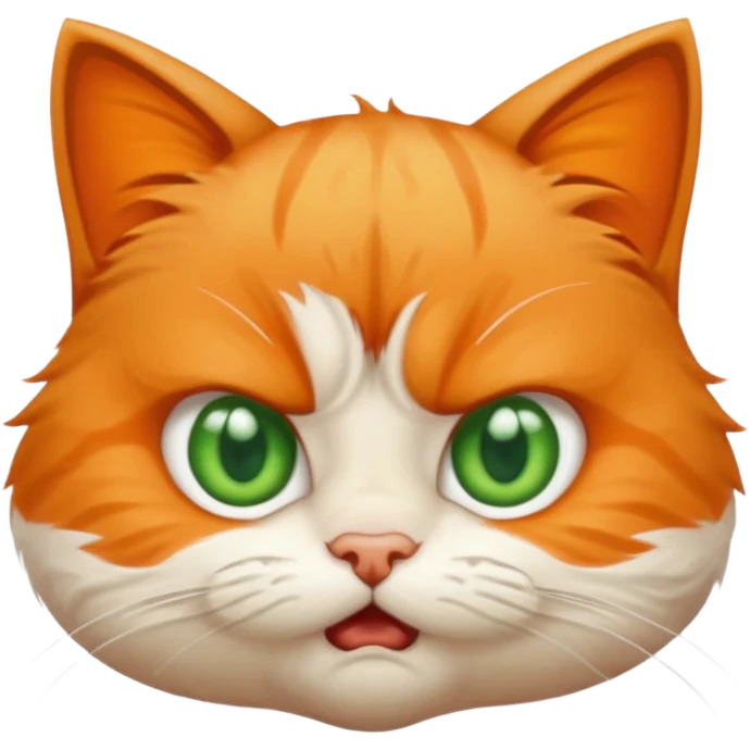 Angry baby cat emoji