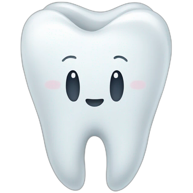 Tooth emoji