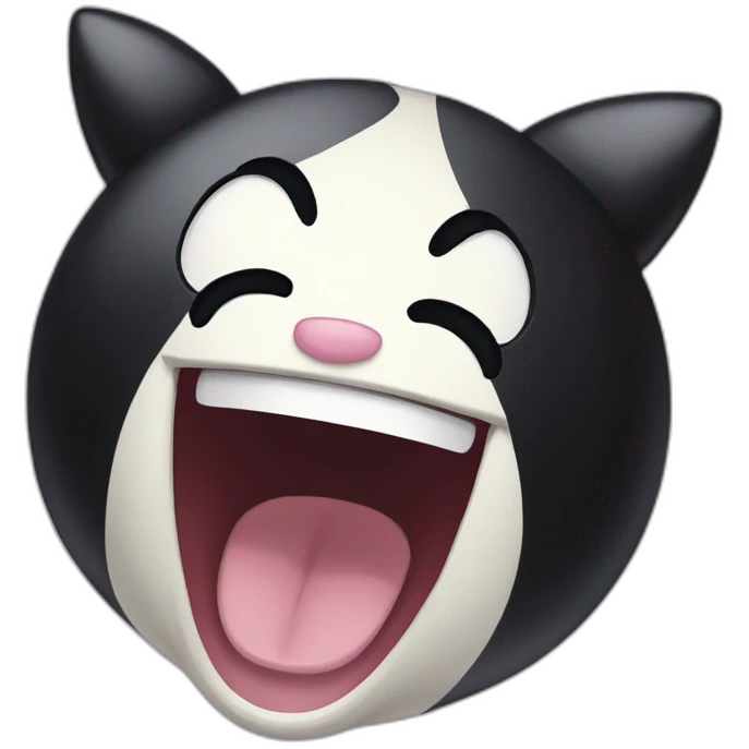 Kuromi laughing  emoji