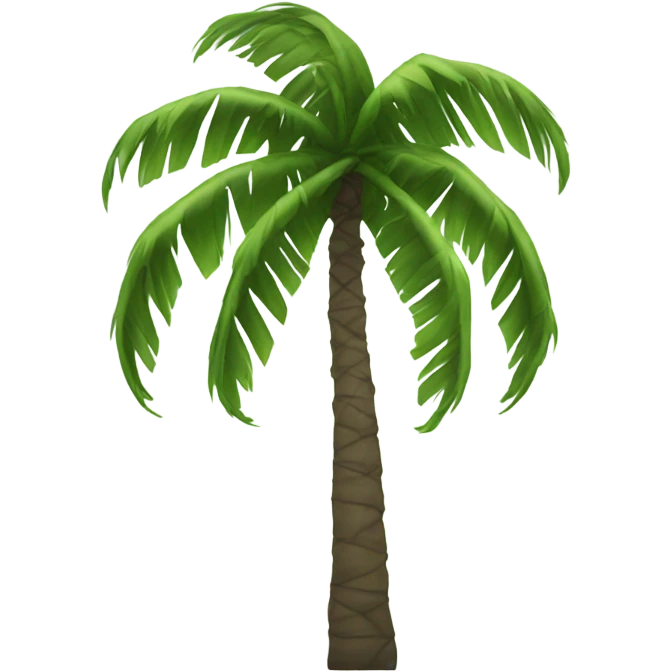 one palm emoji