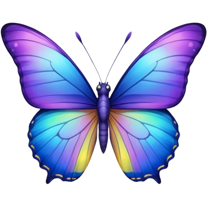 Side face Butterfly emoji