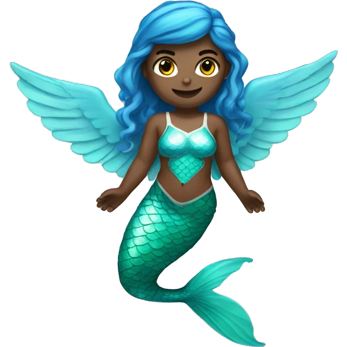 mermaid angel athlete emoji
