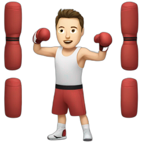 Elon musk boxing emoji