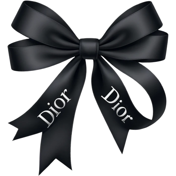 Ribbon with Dior on it emoji