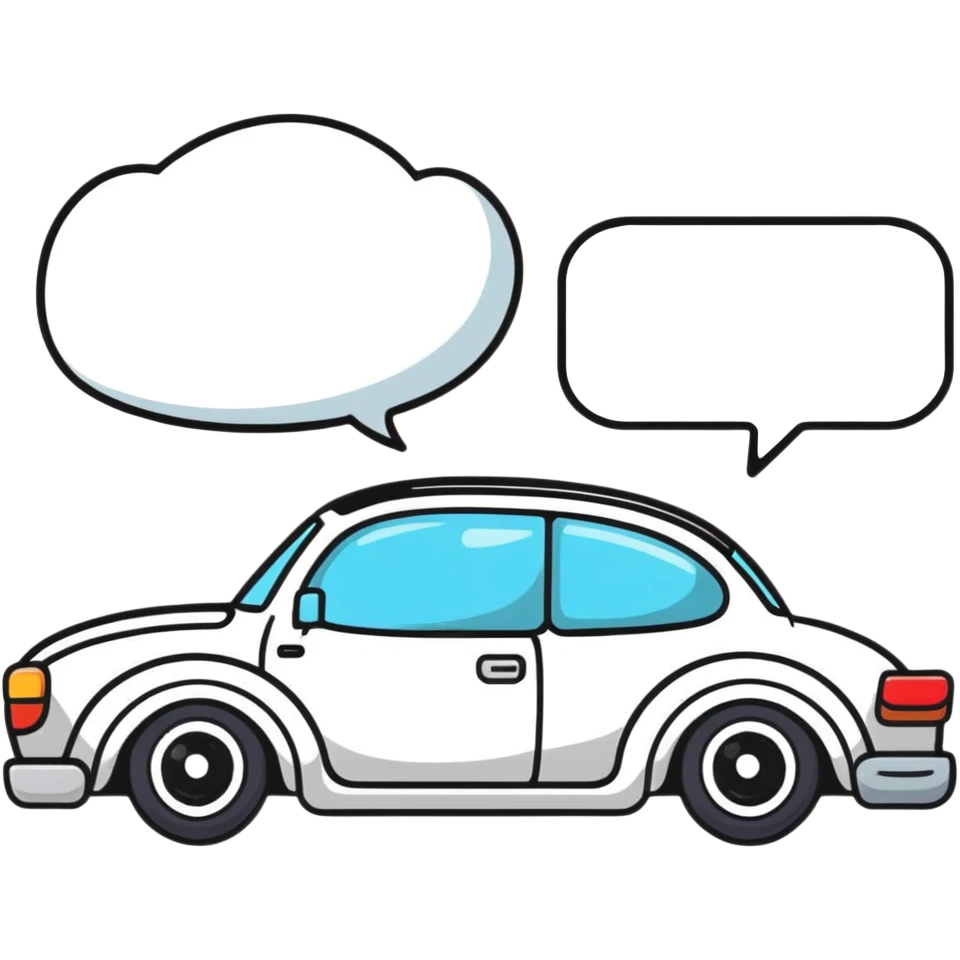 cute car going brr brr with sound effects emoji