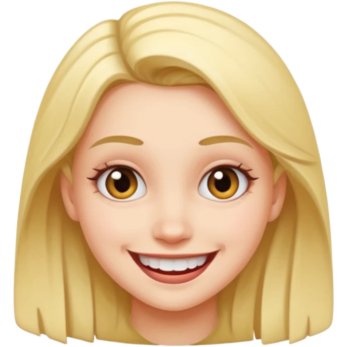 slang freaky girl, mischievous smile emoji