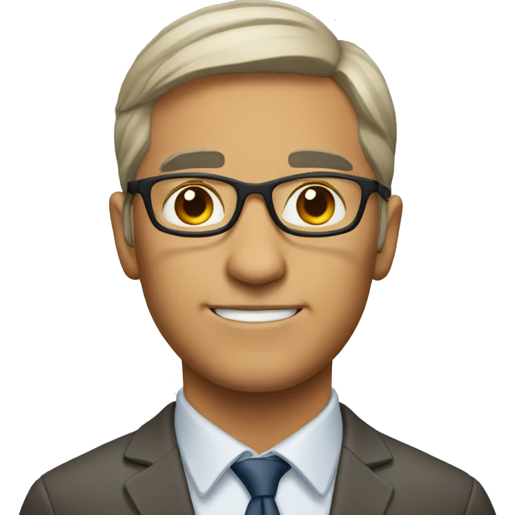 a journalist without glasses  emoji