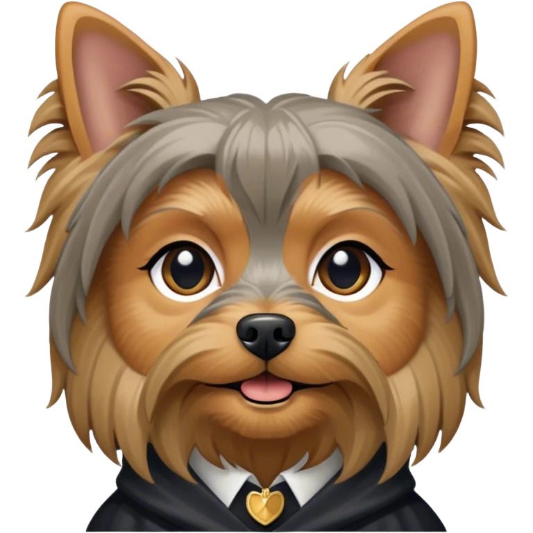 Minerva McGonagall as a Yorkshire terrier emoji
