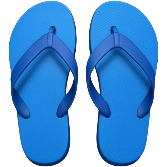 A pair of cool beach slippers emoji