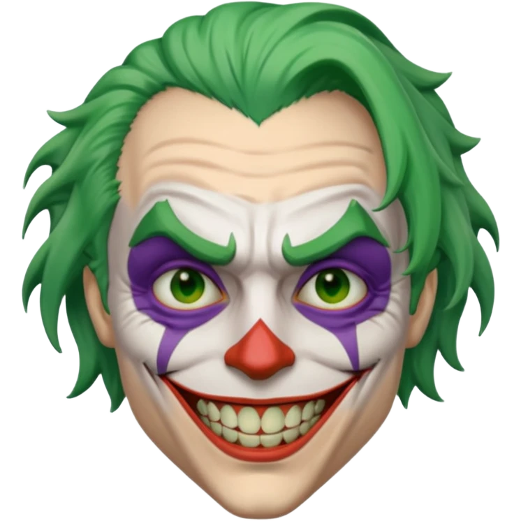 Make a meme that's goofy ass fuck like joker with one teeth low quality  emoji