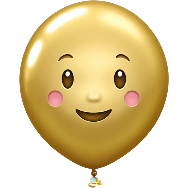 gold balloon emoji