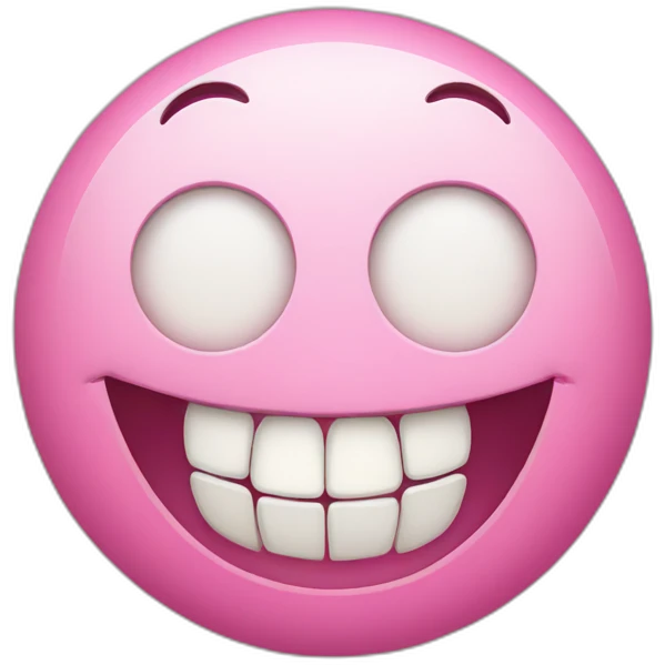 Smiling smiley with one only tooth emoji