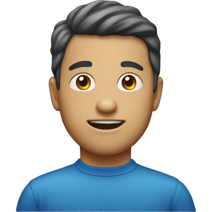 Blue emoji emoji