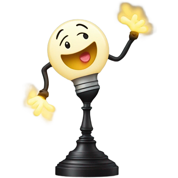 dancing lamp emoji