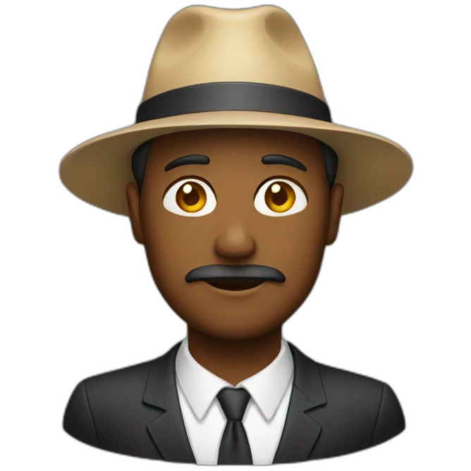Man with hat emoji