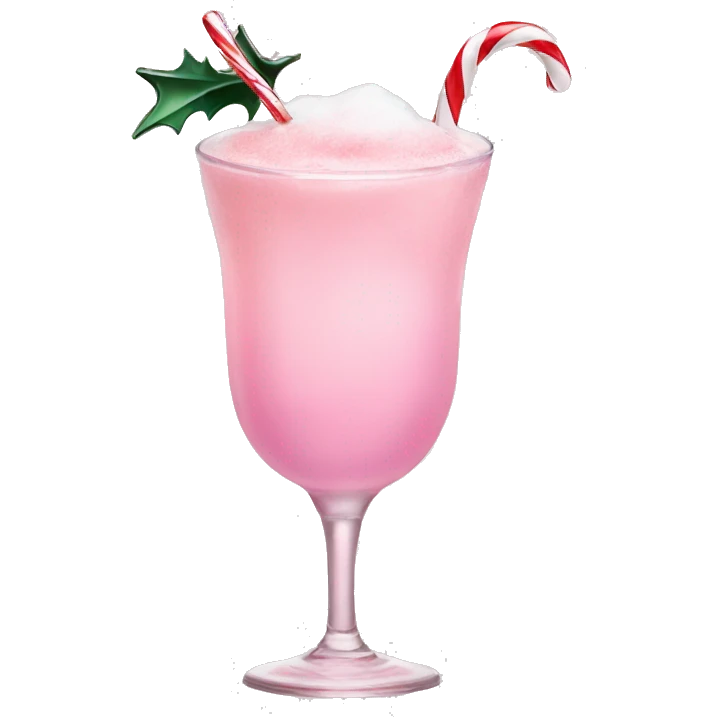 pastel pink christmas christmas drink emoji