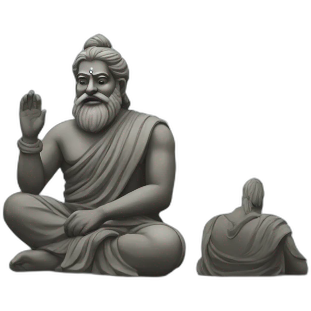 Thiruvalluvar statue emoji