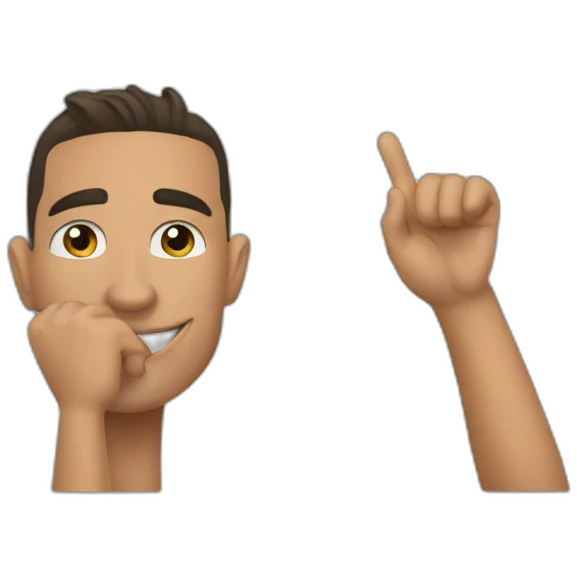 Ronaldo doing the siuuu  emoji