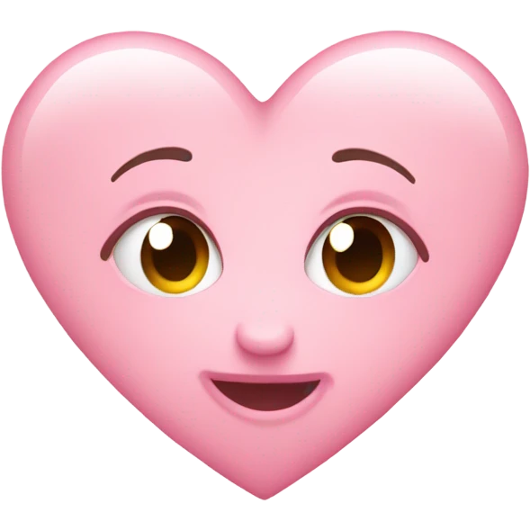 Light pink heart emoji  emoji