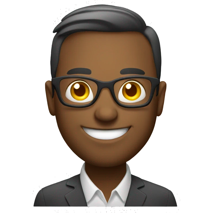 happy entrepreneur smirking face with book emoji