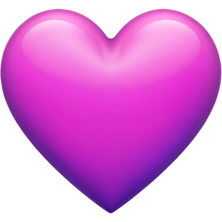 Pink heart with purple inside  emoji