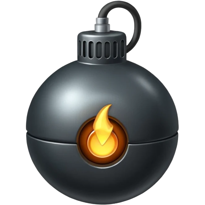 classic bomb emoji