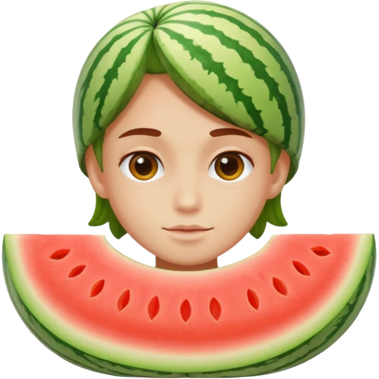 Human being melon emoji