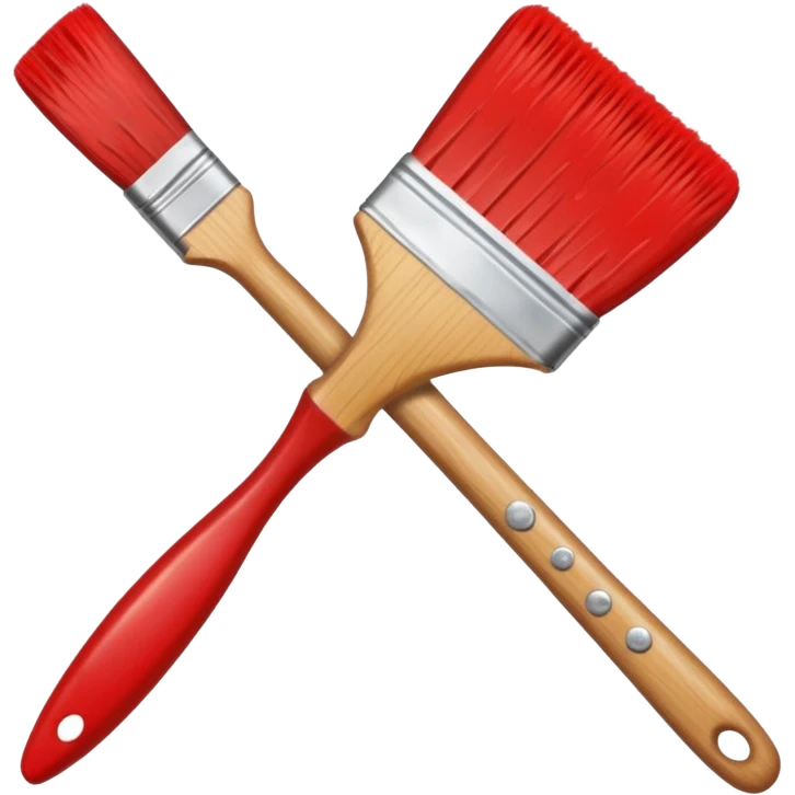 red Paintbrush emoji