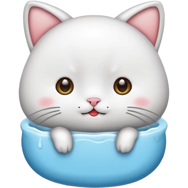 키티가 절하는 이모티콘 emoji