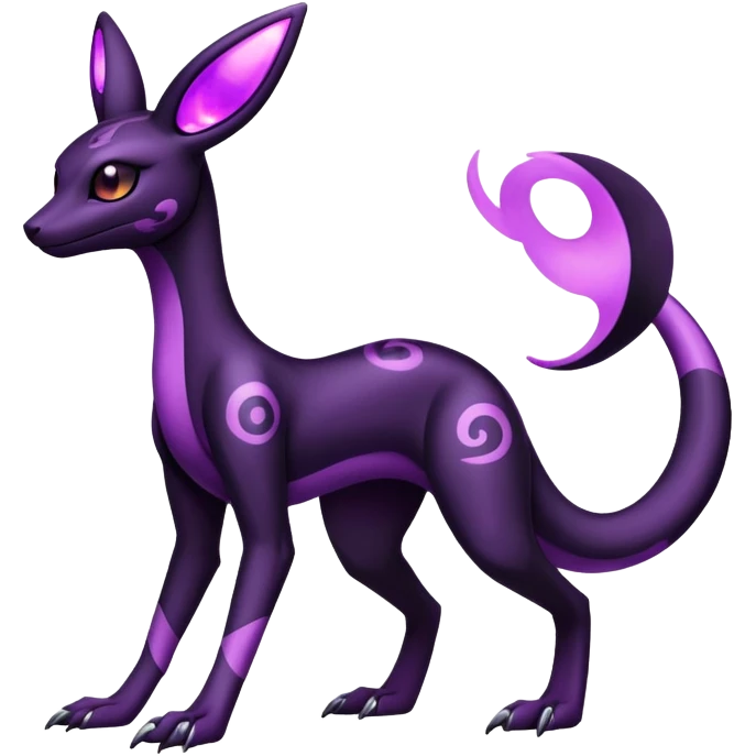 Salazzle-Umbreon-Fakémon-hybrid-creature (full body)  emoji
