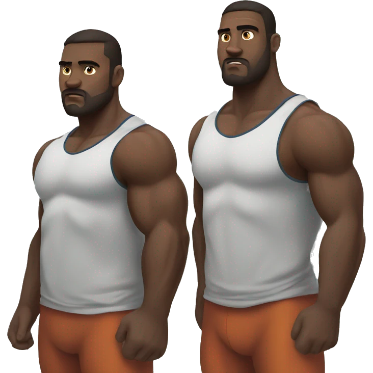 two strong bears training emoji