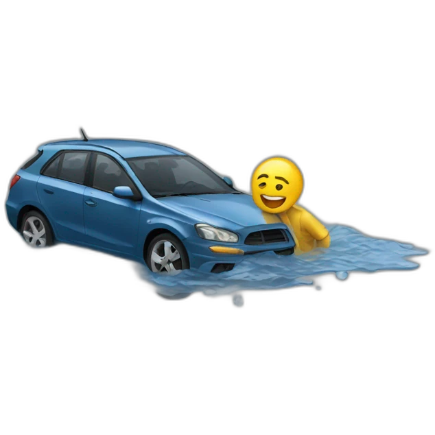 Wet accident emoji