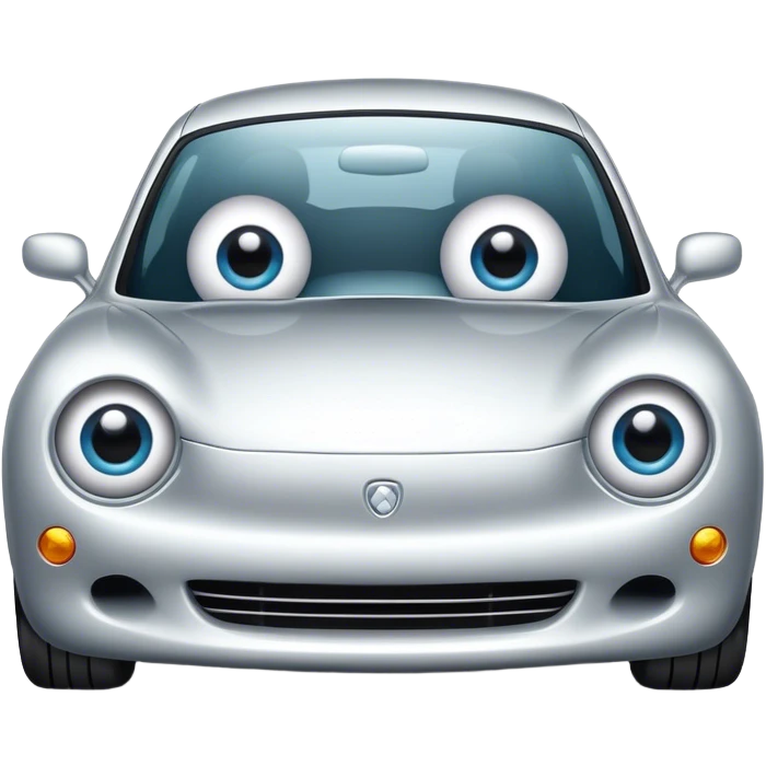 car with eyes emoji